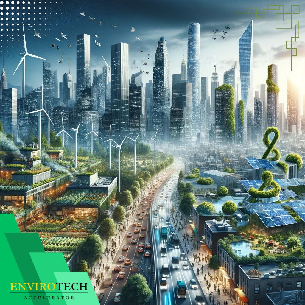 Big City with Nature and Technology Climate Change Economics Carbon Capitalism Envirotech Accelerator