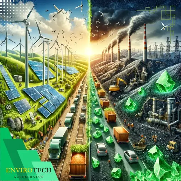 Illustration about Strategic Implications of the Path to Zero-Carbon Economy Envirotech Accelerator